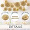 12 Pieces Tissue Paper Pompoms 10in and 12in Hanging Tissue Flowers Decorations Colour Paper Flower Ball Paper Flowers Pom Poms for Party Wedding Decoration (ZH/Khaki)
